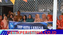Gaungkan Pendidikan Dengan Hati, DWP Kota Langsa Kunjungi Telaga Tujoh