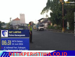 Cegah Lakalantas, Unit Turjawali Sat Lantas Lakukan Gatur Lalin di Pos 3 Patung Salak Jasri