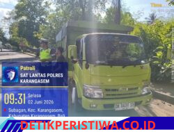 Tekan Angka Pelanggaran dalam Berlalulintas, Sat Lantas Polres Karangasem Berlakukan Tilang Manual