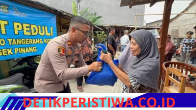 Polsek Pinang Gelar Baksos Salurkan 25 Karung Beras untuk Warga Neroktog
