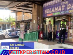 Kegiatan Rutin Yang Ditingkatkan Satlantas Polres Karangasem Laksanakan Patroli di Areal Pertokoan