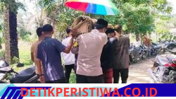 Tak Hanya Mengayomi, Bhabinkamtibmas Polsek Peureulak Barat Turut Mengantar Warga ke Peristirahatan Terakhir