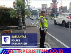 Pastikan Ketertiban dan Kelancaran Arus Lalulintas, Personil Lantas Lakukan Gatur Pagi di Ktl 1 Subagan
