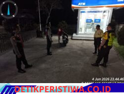 Jaga Situasi Kamtibmas Tetap Kondusif, Polsek Bebandem Gelar Blue Light Patrol Sasar Objek Vital dan Pemukiman