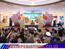 Edukasi di HKGB ke-74 Tahun 2026,  Polres Kediri Kota Gelar Wayang Karton di Pusat Perbelanjaan Kota Kediri