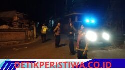 Cegah Tindak Kriminalitas Dini Hari, Polsek Bebandem Gelar Blue Light Patrol Sasar Objek Vital dan Pemukiman Penduduk 