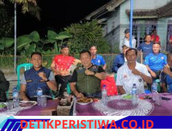 Kapolsek Belitang III hadiri langsung sekaligus pengamanan pembukaan Turnamen Bola Voli Ganti Warno Cup 2026