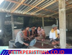 Perkuat Sinergi dan Silaturahmi, Bhabinkamtibmas Desa Tri Eka Buana Sambangi Warga Binaan Sampaikan Pesan Kamtibmas 