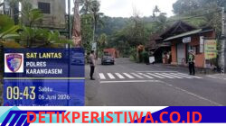 Pastikan Kawasan Wisata Kondusif,  Sat Lantas Berikan Pengamanan di Kawasan Obyek Wisata Tirtagangga