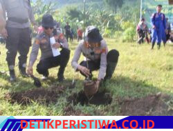 Peringati HUT Bhayangkara ke-80 Tahun 2026, Polres Jembrana Tanam 1.726 Pohon di Kawasan Hutan Hulu Bendungan Palasari