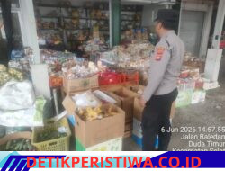 Jaga Situasi Kamtibmas Tetap Kondusif, Melalui Patroli Barcode Polsek Selat Sambangi Objek Vital dan Pasar Rakyat