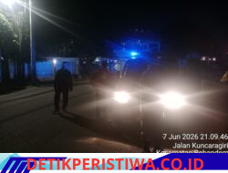 Antisipasi Gangguan Kamtibmas Malam Hari, Polsek Bebandem Gelar Blue Light Patrol