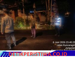 Jaga Kamtibmas Tetap Kondusif, Polsek Bebandem Gelar Patroli Dialogis KRYD hingga Larut Malam