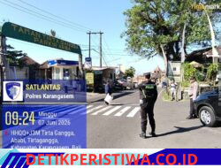 Pastikan Kawasan Wisata Kondusif, Sat Lantas Berikan Pengamanan di Obyek Wisata Tirtagangga