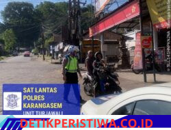 Berikan Pemahaman Tertib dalam Berlalulintas, Patroli Satlantas Laksanakan Patroli Dialogis di Jalan Kartini