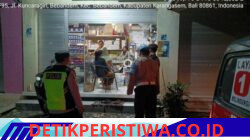 Jaga Kondusivitas Wilayah, Polsek Bebandem Gelar Blue Light Patrol Malam Hari