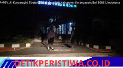 Cegah Tindak Kejahatan Malam Hari, Polsek Bebandem Intensifkan Patroli Barcode Dini Hari