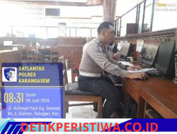 Sat Lantas Polres Karangasem Tingkatkan Pelayanan, Serahkan STNK Baru Secara Cepat dan Ramah