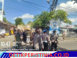 Sinergi TNI-Polri dan Pecalang, Amankan Jalur Ngaben Masal Dadya Pulasari di Bebandem