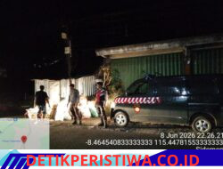 Pawas IPTU I Gusti Made Kodana Bersama Personil Polsek Sidemen, Laksanakan KRYD Malam Hari