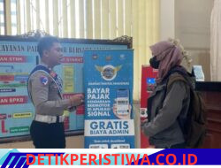 Permudah Proses Bayar Pajak Kendaraan kepada Masyarakat, Polres Karangasem Sosialisasikan Aplikasi Signal Samsat