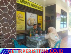 Babinsa Koramil 05/Linge Perkuat Hubungan dengan Warga Melalui Komsos di Gelampang Gading
