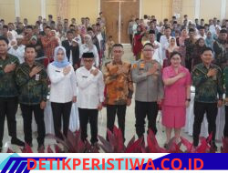 Dalam Rangka HUT Ke – 80 Tahun 2026 Polres Oku Timur Bersama Pemerintah Oku Timur, Pengadilan Agama Dan Kementerian Agama Menggelar Sidang Isbat Nikah Masal