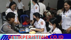 Bentuk Perhatian Kesehatan kepada Personelnya, Polres Karangasem Gelar Pemeriksaan Kesehatan Gratis Bersama Dinkes