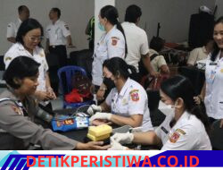 Bentuk Perhatian Kesehatan kepada Personelnya, Polres Karangasem Gelar Pemeriksaan Kesehatan Gratis Bersama Dinkes