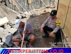 Pastikan Situasi Kamtibmas Kondusif, Bhabinkamtibmas Desa Duda Sambangi Pekerja Pendatang Diwilayah Desa Duda