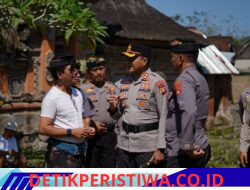 Pastikan Pengamanan Tradisi Gered Pandan Optimal, Kapolres Karangasem Tinjau Langsung Tenganan Pegeringsingan Festival 2026