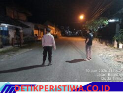 Cegah dan Antisipasi Gangguan Kamtibmas pada Malam Hari, Personel Polsek Selat Intensifkan Blue Light Patrol 