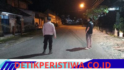 Cegah dan Antisipasi Gangguan Kamtibmas pada Malam Hari, Personel Polsek Selat Intensifkan Blue Light Patrol 