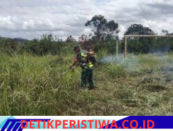 Serka Suhardi Pimpin Kegiatan Karya Bakti Bersama Masyarakat Jagong Jeget