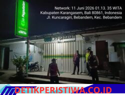 Berikan Rasa Aman dan Nyaman kepada Masyarakat di Malam Hari, Polsek Bebandem Gelar Patroli KRYD Sasar Daerah Rawan dan Obyek Vital