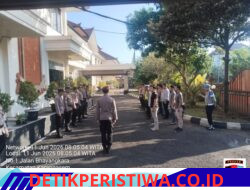 Sipropam Polres Karangasem Lakukan Absensi Pengawasan dan Pengecekan, Giat Serah Terima Piket Fungsi dan Jaga Tahanan di Mako Polres