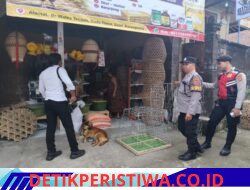 Patroli Barcode Polsek Selat Pantau Situasi Kamtibmas dan Arus Lalu Lintas di Wilayah Desa Duda dan Duda Timur