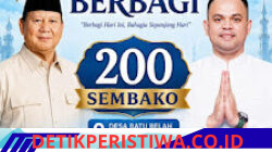 Dirut PT Green Palma Riau Jaya dan Ketua 3 Hambalang Riau Salurkan 200 Paket Sembako Jumat Berkah Jadi Momentum Berbagi untuk Sesama
