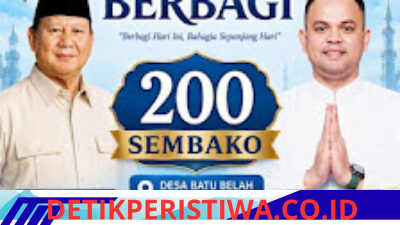 Dirut PT Green Palma Riau Jaya dan Ketua 3 Hambalang Riau Salurkan 200 Paket Sembako Jumat Berkah Jadi Momentum Berbagi untuk Sesama