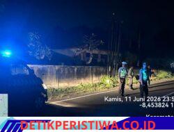 Cegah Gangguan Kamtibmas, Polsek Rendang Intensifkan Giat Blue Light Patrol Pantau Situasi Wilkumnya