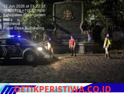 Jaga Kondusifitas Malam Hari, Polsek Bebandem Gelar Blue Light Patrol Sasar Objek Vital dan Pemukiman Hingga Jelang Subuh