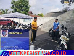 Pastikan Kelayakan dan Kemampuan Berkendara, Pemohon SIM Baru Jalani Uji Praktek di Polres Karangasem
