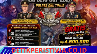 Kegiatan Jalan Santai Dan Olahraga Bersama Forkopimda Dalam Rangkaian Hut Bhayangkara Ke-80 Tahun 2026 Polres Oku Timur