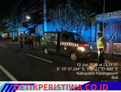 Pastikan Situasi KSP Sari Sedana Peringsari Aman dan Kondusif, Polsek Selat Intensifkan Blue Light Patrol