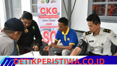 Hari Bhayangkara Ke-80, Polres Aceh Timur Hadirkan Layanan Kesehatan Gratis bagi Warga Binaan Lapas Idi