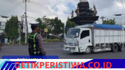 Cegah Lakalantas, Personil Sat Lantas Rutin Lakukan Gatur Lalin di Ktl 2