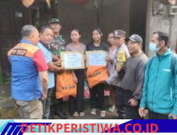 Bhabinkamtibmas Desa Sangkan Gunung Dampingi Penyaluran Bantuan, kepada Anak Yatim Piatu