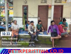 Antisipasi Kriminalitas Jelang Galungan, Bhabinkamtibmas Polsek Bebandem Ajak Warga Jadi Polisi untuk Diri Sendiri