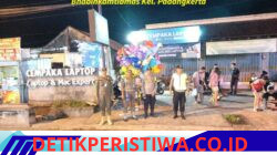 Sinergi Personel Polsek Bebandem Amankan Jalur Akhir Pekan di Simpang Empat Veteran Barat