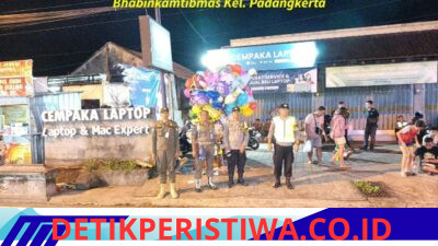 Sinergi Personel Polsek Bebandem Amankan Jalur Akhir Pekan di Simpang Empat Veteran Barat